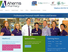 Tablet Screenshot of ahernspharmacy.com